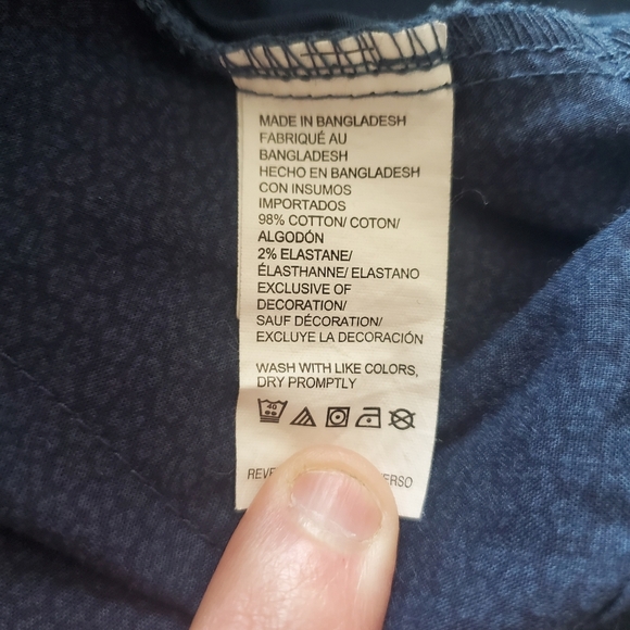 Izod Mens Shorts Advantage Performance Saltwater Street Cadet Navy Size 40W - Picture 7 of 7